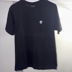Timberland Black T-Shirt Size Medium Short Sleeves Logo Graphic