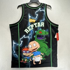 Rugrats Nickelodeon Men’s 6XL Headgear Classics Reptar Embroidered Jersey NWT