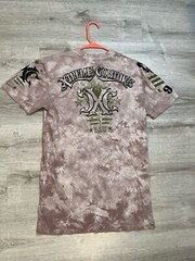 Vintage Y2K Xtreme Couture T Shirt Grunge Tattoo Skull Print Size Medium