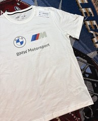 BMW M Motorsport Shirt Official Puma ESS MMS Logo Men’s Large New With Tags