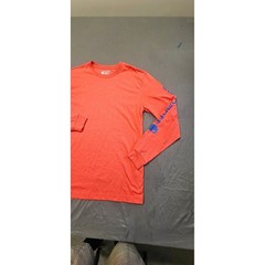 Carhartt Mens K231 Loose Fit Long Sleeve Graphic T-Shirt Orange Small TK0231-M
