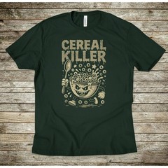 Cereal Killer Shirt, Funny Breakfast Tee, Food Pun Gift, Retro Humor Graphic Tee