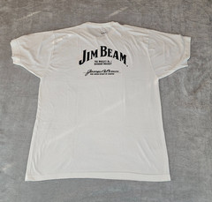 Jim Beam White T-Shirt World’s No.1 graphic tee 2 pc NWOT