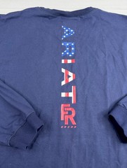 Ariat FR Shirt Long Sleeve CAT 2 Flame Resistant Work Oil Gas USA Flag Mens 3XL