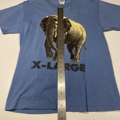 Hanes Beefy X-Large Elephant Blue T-Shirt Size Medium Lincoln Zoo