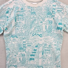 Ikea Steve Harrington Shirt Mens Small All Over Print AOP Graffiti Rare Vintage