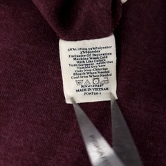 The Normal Brand Henley Long Sleeve Shirt Maroon Red Size XL