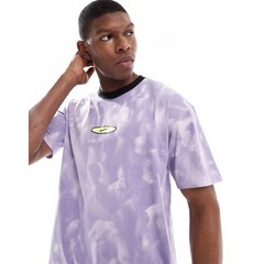Nike Max 90 Festival Shirt Purple Halftone Dot Y2K Loose Fit Large