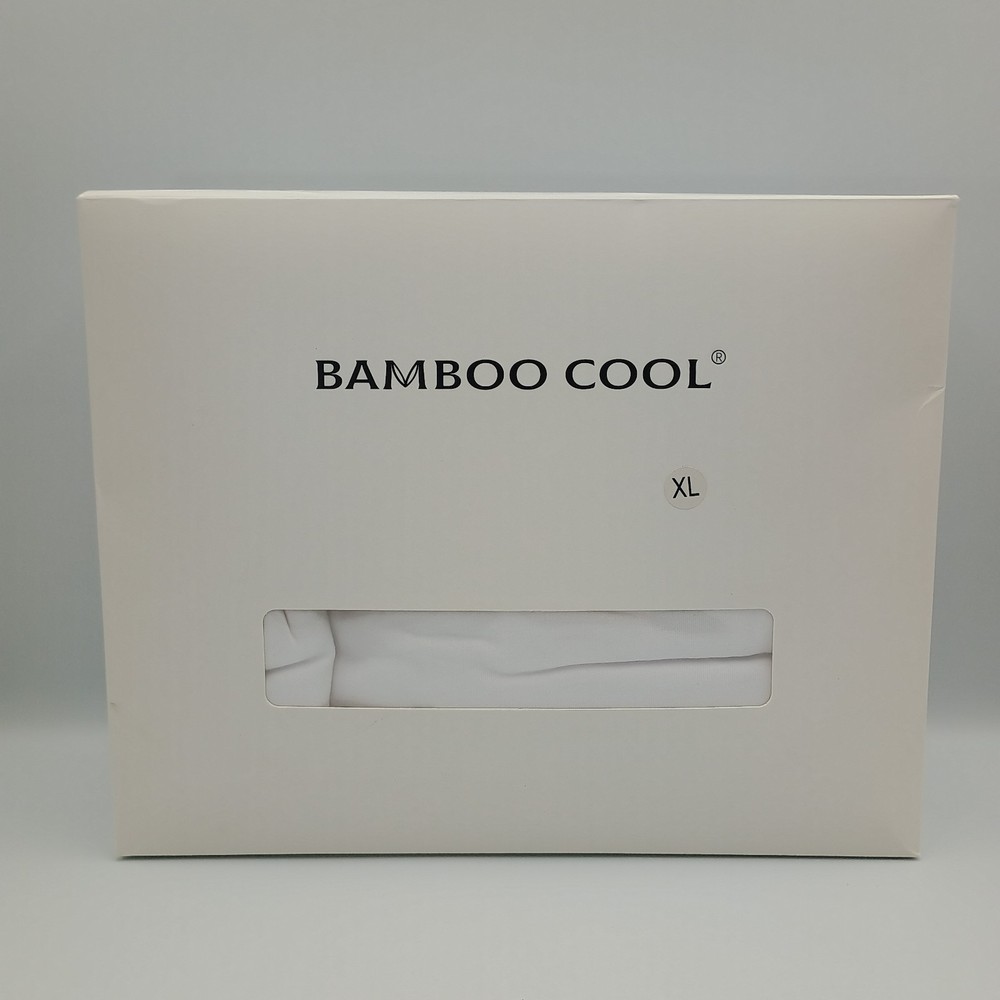 Bamboo Cool Mens White T-Shirts 6 Pack Size XL Soft Breathable Undershirt NIB