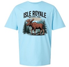 Isle Royale National Park T-Shirt Moose Nature Hiking Outdoors