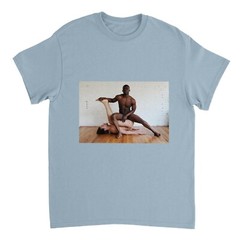 Heavyweight Unisex Crewneck T-shirt Gay related Pattern