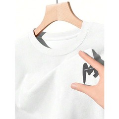 Men’s Fashionable Casual Suede Crew Neck Short Sleeve T-Shirt