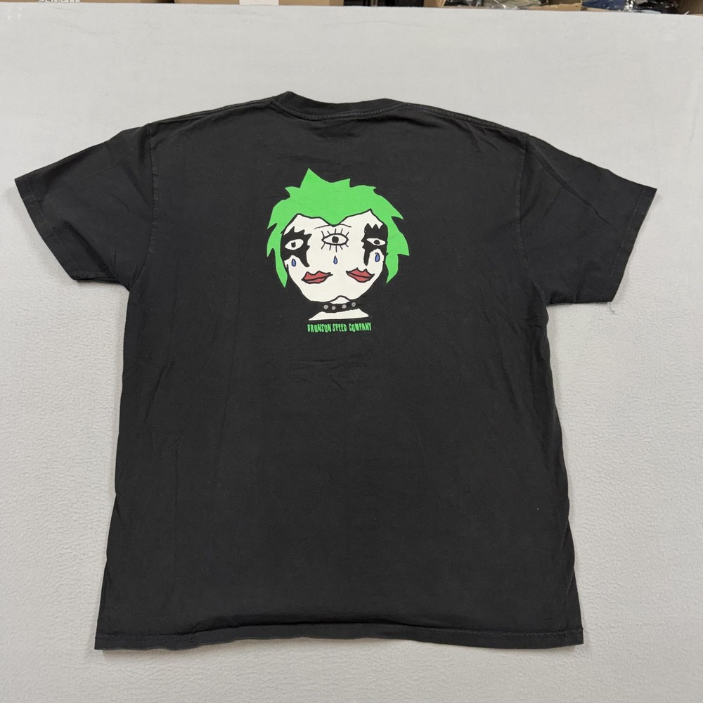 Bronson Speed Co Shirt Mens Large Black Skateboarding Punk Face Graphic Tee