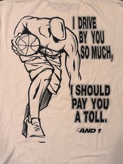 Vintage AND 1 PRO DEVELOPMENT BASKETBALL CAMP T-Shirt TRASH TALK MIXTAPE TOUR