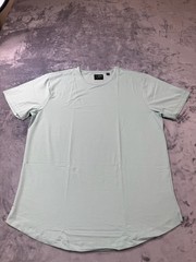 Cuts Clothing Short Sleeve Crew Curve-Hem T-Shirt Mens XXL Pacific-Mist Pyca Pro