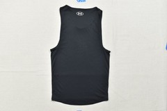 Under Armour Men’s Tech Training Tank Top Size Small Black HeatGear Sleeveless
