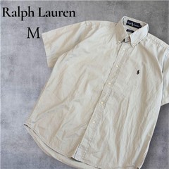 Ralph Lauren BLAKE Men’s Beige Cotton Polo Shirt M For 14Y+ Japan