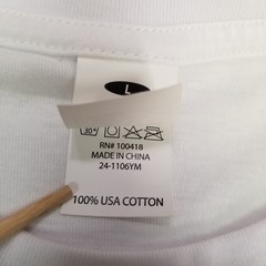 Pro Club White Basic Crew Neck Short Sleeve Light Weight T-Shirt Large Classic
