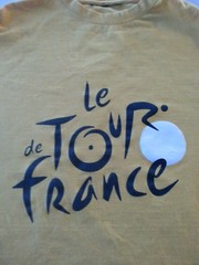 TOUR DE FRANCE MENS TShirt Yellow Jersey Style Paris Cycling LANCE ARMSTRONG