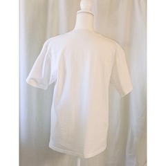 A Bathing Ape BAPE White College Logo Ape Head Graphic T-Shirt Mens Size M