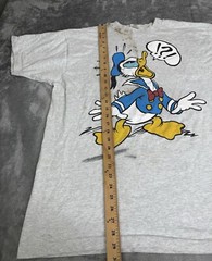 Vintage 90s Disney Donald Duck Short Sleeve T Shirt Men’s Size Large Gray