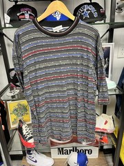 Vintage 90s Giorgio Danieli Textured 3D Knit Short Sleeve T Shirt Size XL
