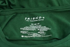 Men’s FRIENDS TV Show Central Perk Christmas Wreath T-Shirt SIZE 4X Green NEW