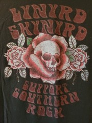 Lynard Skynard Ladies T-Shirt Size Large, Black Burgandy Designs Cpy date 2024