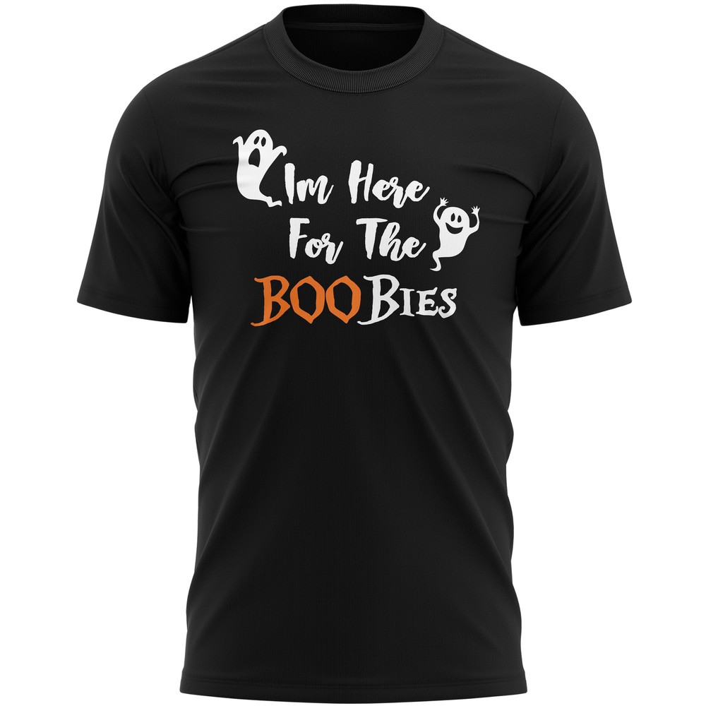 Funny Halloween T Shirt For Men Boobies shirt Fancy Dress Him Tee