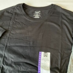 Members Mark Short Sleeve T Shirts Mens Size 2XL Black Gray Crewneck 2 Shirts