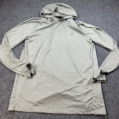 Spyder Shirt Mens Medium Gray Long Sleeve High Neck Outdoors Hoodie