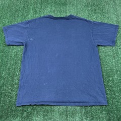 Vintage NFL Team Apparel Denver Broncos Helmet T-Shirt Mens XL Navy Blue Y2K