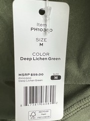 Habit Hooded Shirt Men’s Medium Green Hooded Performance Wicking Stretch Bamboo
