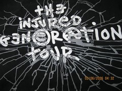 ASAP Rocky Injured Generation Tour T Shirt Size SM Black Long Sleeve 2019