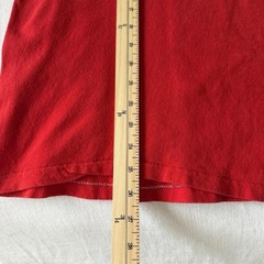 Vintage Russell 60’s 70’s T-shirts M/L Red Blank Single Stitch Bundle Lot 2 Tees