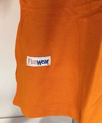 Tyndale FR Mens XL Henley Shirt Orange Flame Resistant Vintage Made in USA