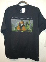 The Lion King I Am Surrounded by Idiots Black Sz M
