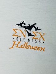 Sigma Nu Sigma Chi 2011 Halloween Date Night Party Long Sleeve Shirt Sz L