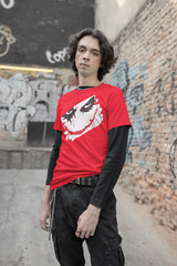 NEW SKATER Tshirt Joker Naughty Evil Clown Gothic All Sizes S M L XL 2XL 3XL 4XL