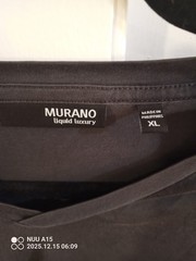 Murano Casual Long Sleeve Men’s V-neck Liquid Luxury Size XL