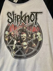 Vintage Rare Slipknot Large Metal Band Iowa Shirt USA 🇺🇸3/4 Sleeve Very Worn