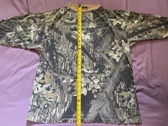 Vintage Mossy Oak Camo Long Sleeve Shirt Mens XL 90s USA Pocket Break Up