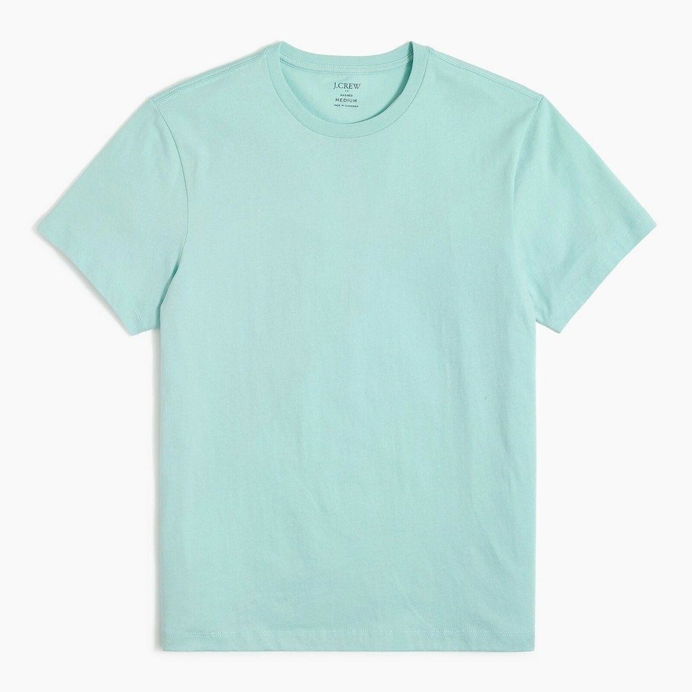 J Crew Mens No Pocket TShirt Washed Jersey Aqua Green/Blue S,M,L,XL MSRP: 24.50