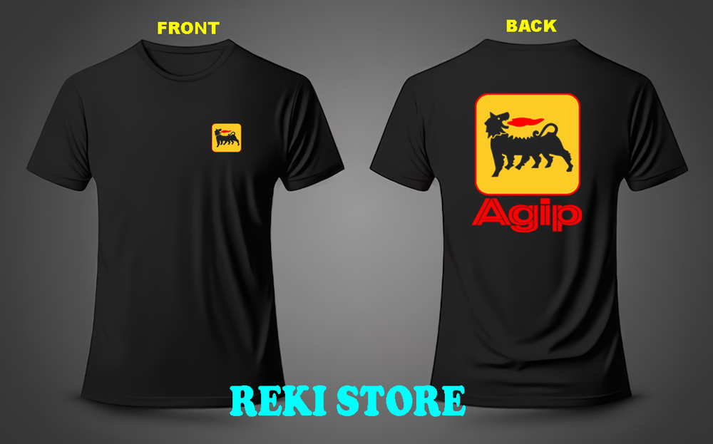 Agip Car Racing Men’s Black Size S-5XL