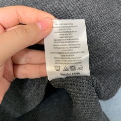 Lee Thermal Shirt Mens XL Gray Waffle Knit Regular Fit Outdoor Henley Neck