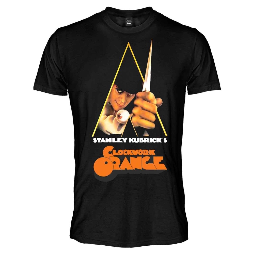 Orange Mechanical Official T-Shirt Jersey Original Adult Kubrick T-Shirt