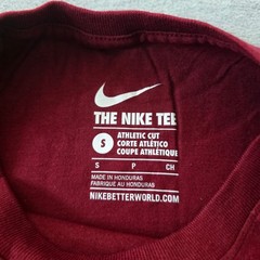 Nike Mens Just Do It Graphic Tee Maroon Burgundy Short Sleeve Athletic Cut S