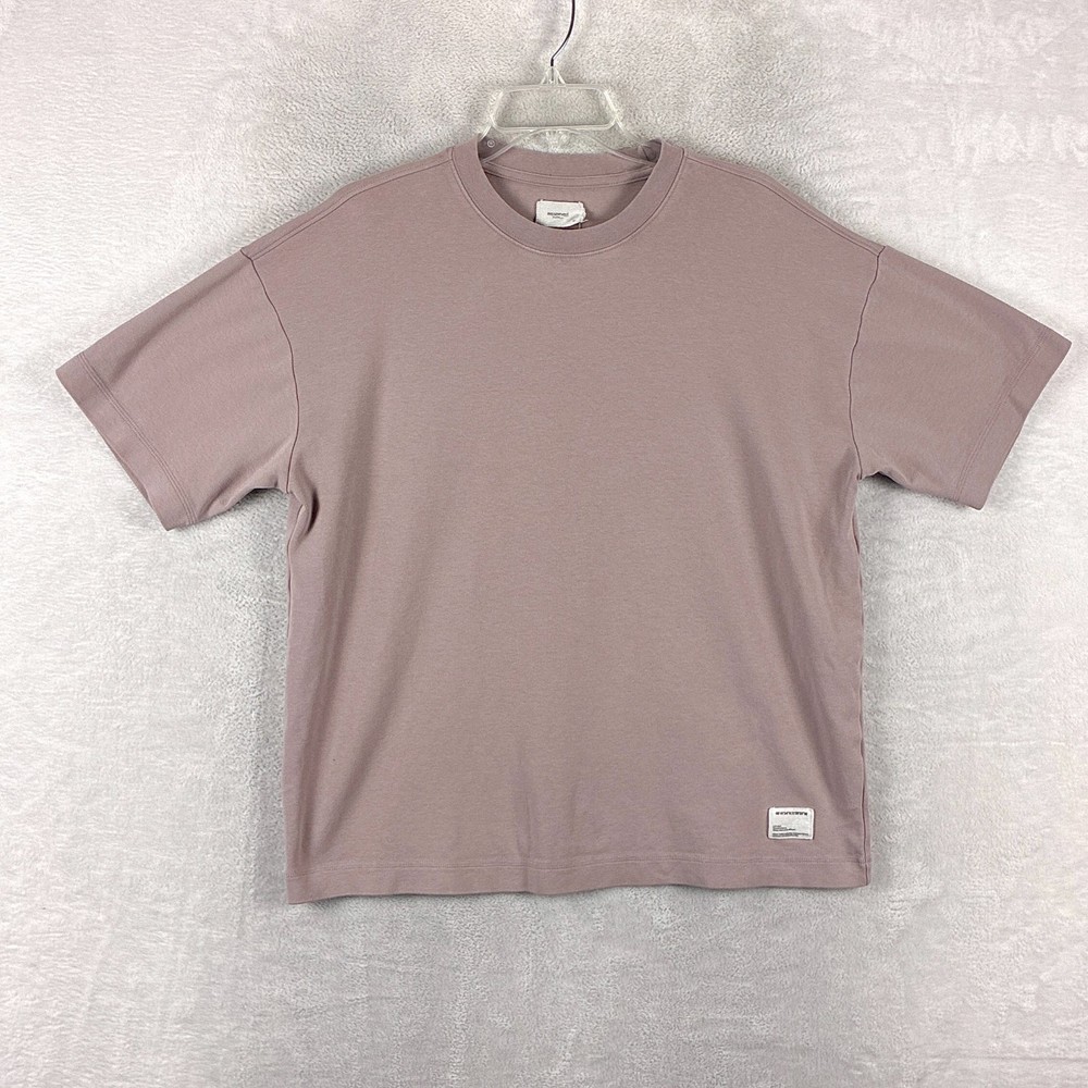 Reserved Supply Tshirt Mens M Mauve Pink Blank Preppy Quiet Luxury Streetwear