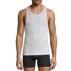 Stafford 4-Pack Men’s Big & Tall Blended Cotton Dry+Cool Tank Top A-Shirt X-TALL