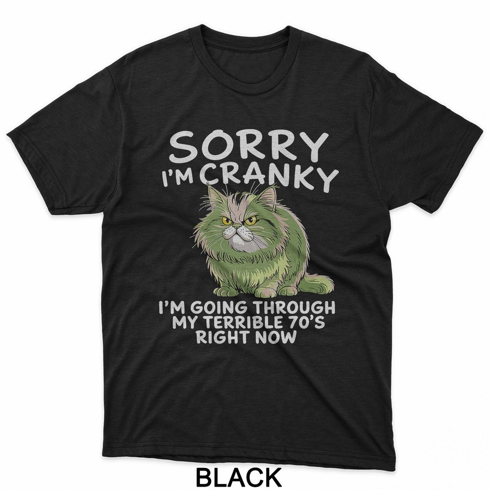 Sorry I Am Cranky I’m Going Through My Terrible Seventies T-Shirt